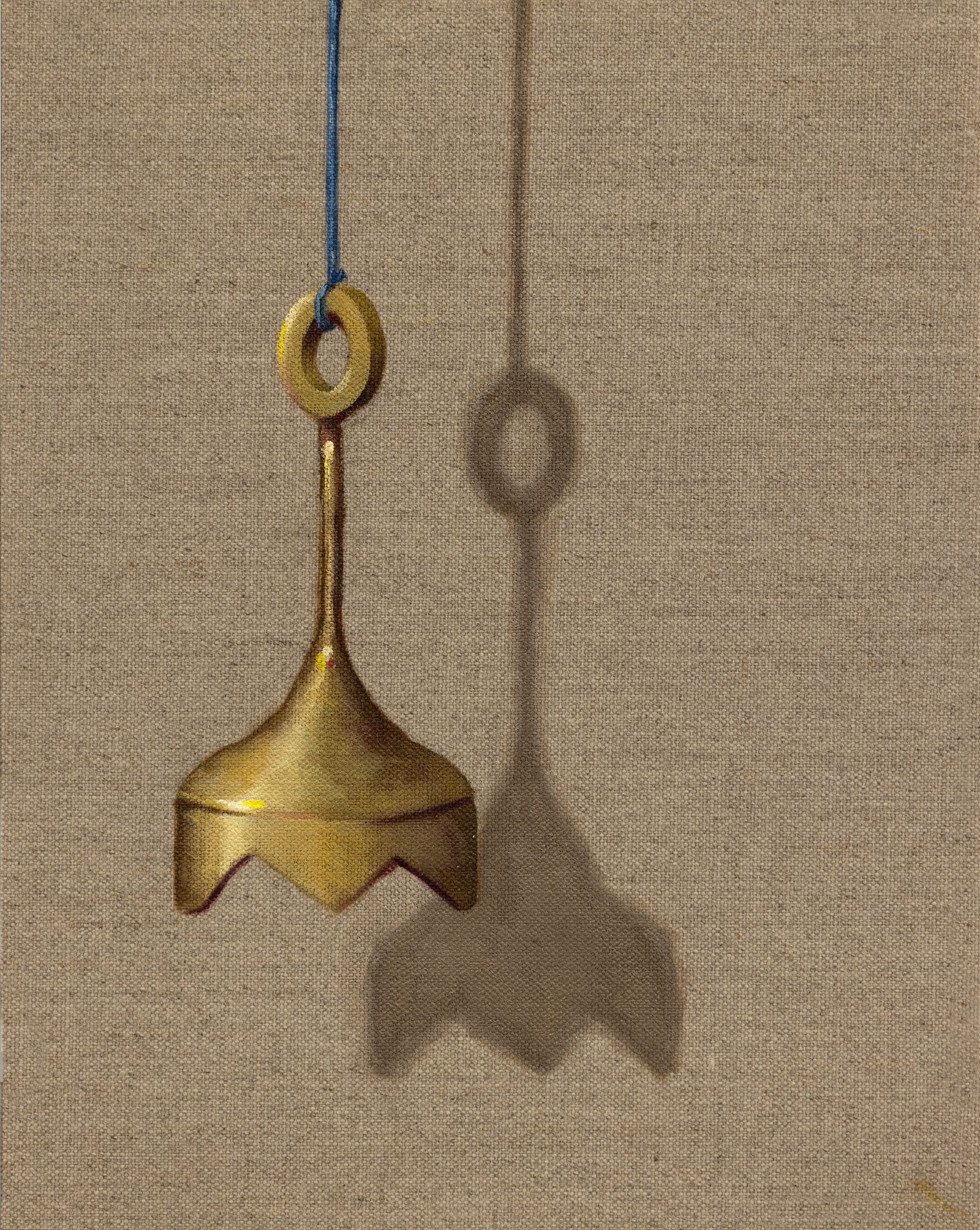 Bell on Raw Linen 5 - Full Work, by John Houck