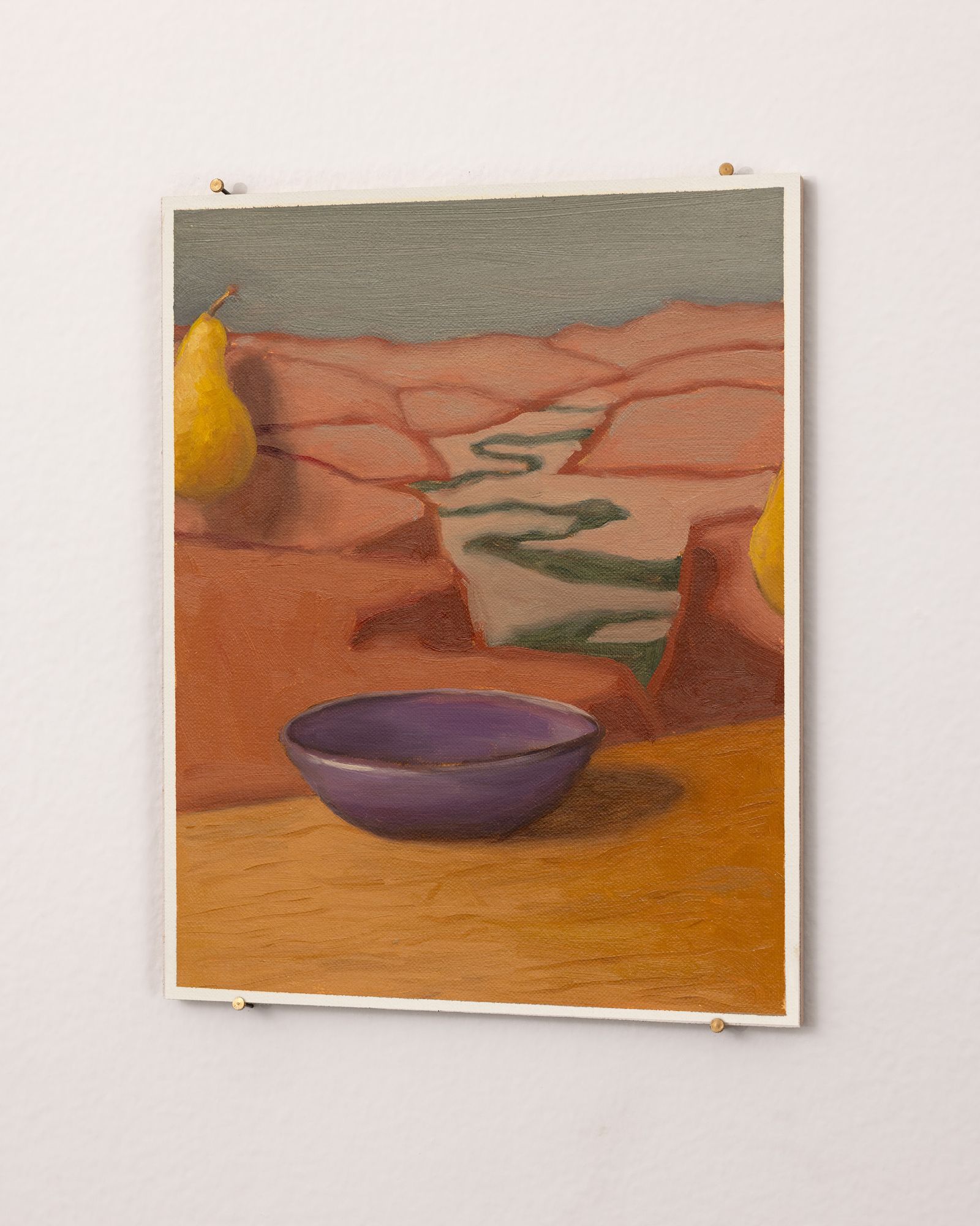 Split Pear - Installation View, by John Houck