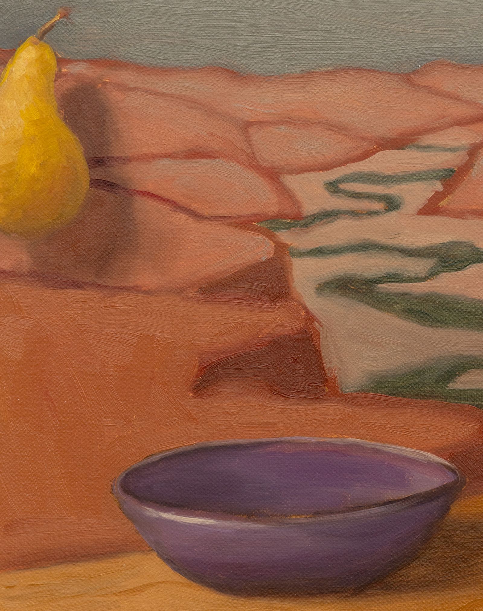 Split Pear - Detail, by John Houck