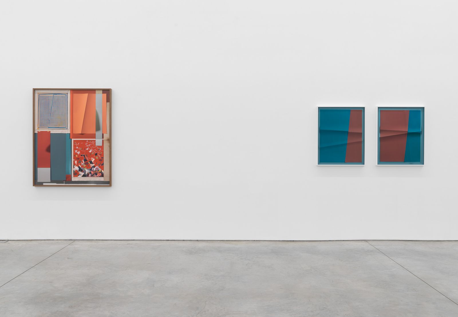 Installation view, Holding Environment, Marianne Boesky Gallery, New York, NY, by John Houck