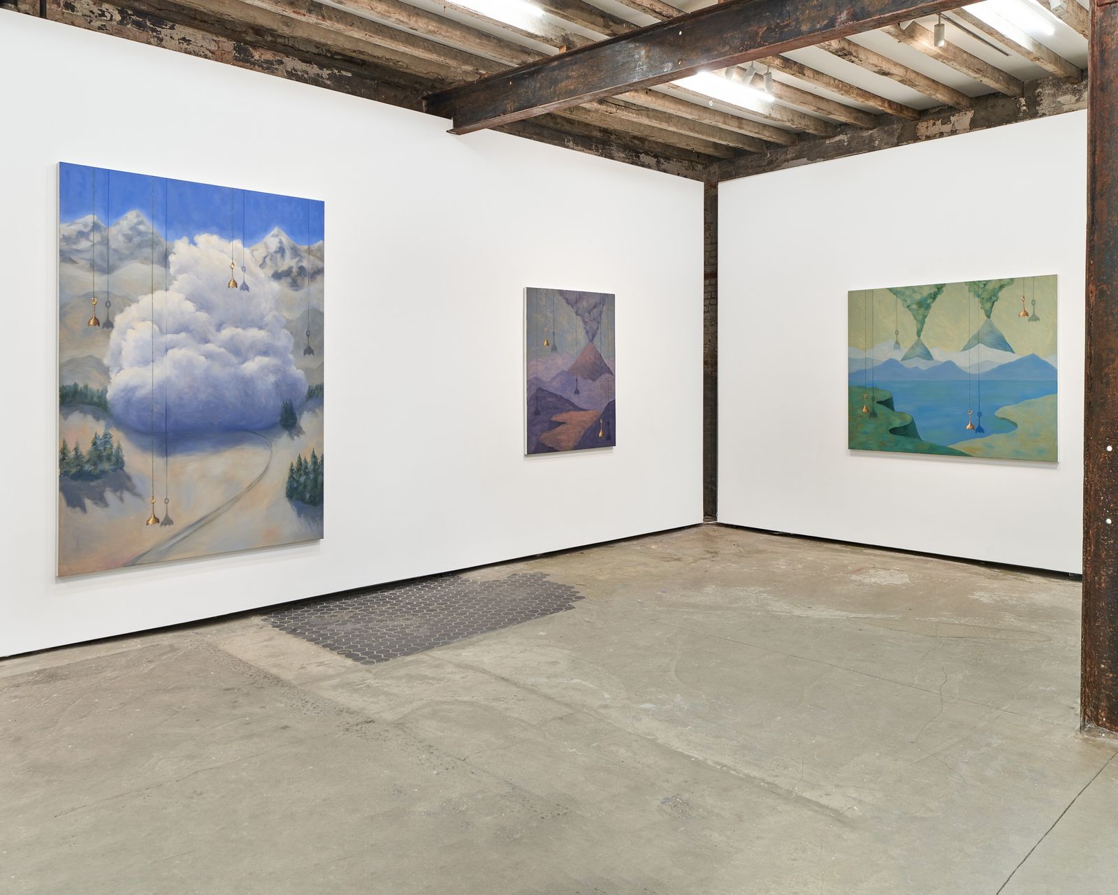 Installation view, Perfect Temperature Lava, Candice Madey Gallery, New York, NY