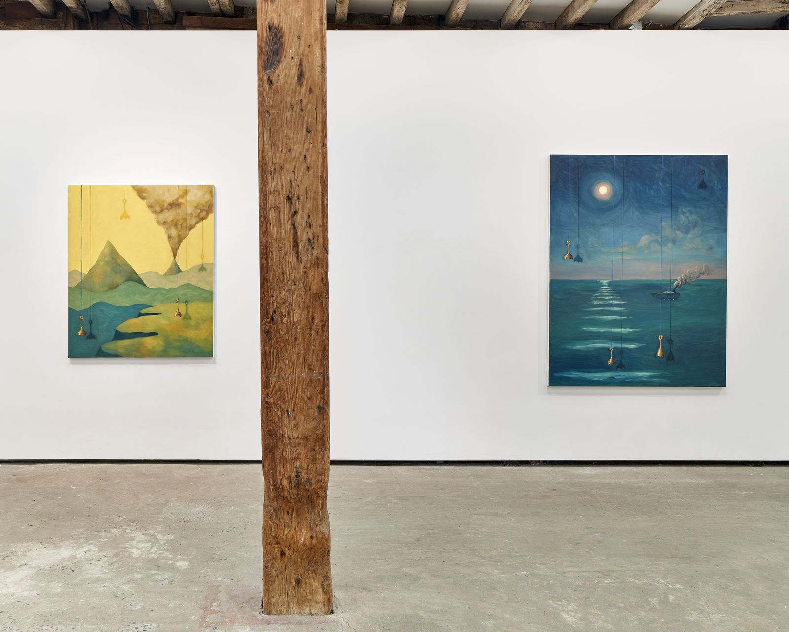 Installation view, Perfect Temperature Lava, Candice Madey Gallery, New York, NY