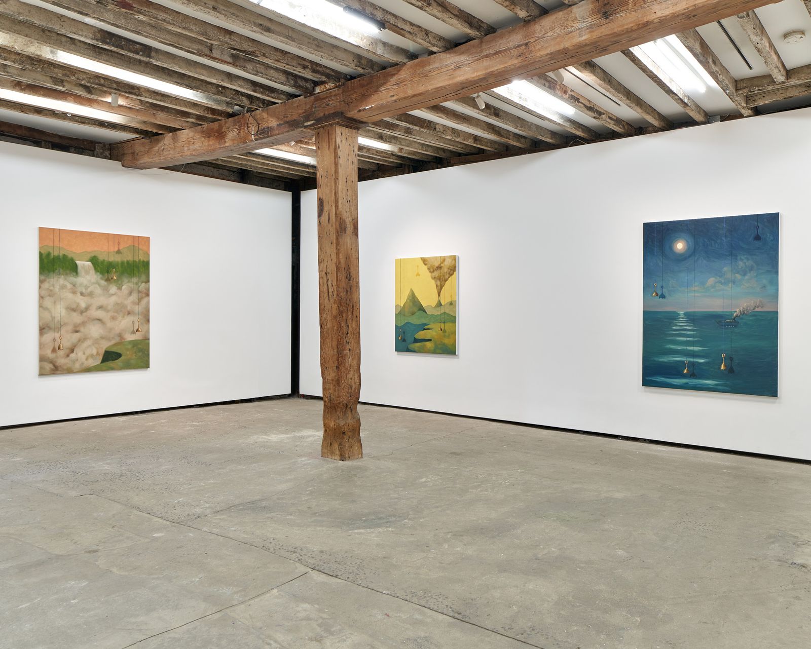 Installation view, Perfect Temperature Lava, Candice Madey Gallery, New York, NY