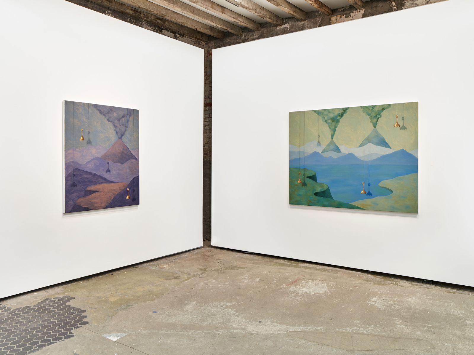 Installation view, Perfect Temperature Lava, Candice Madey Gallery, New York, NY, by John Houck