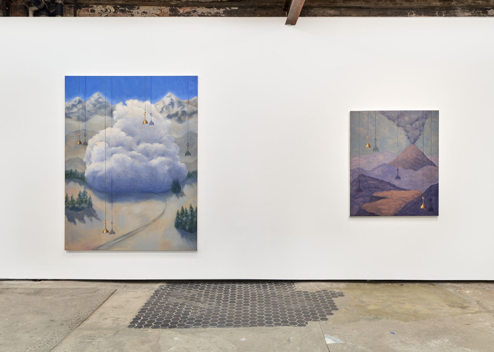 Installation view, Perfect Temperature Lava, Candice Madey Gallery, New York, NY, by John Houck
